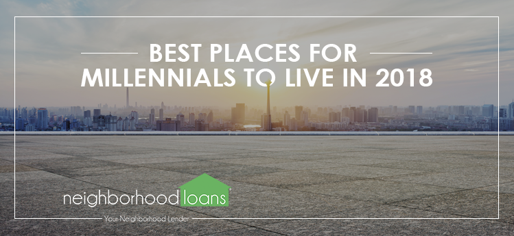 best places for millennials to live in 2018